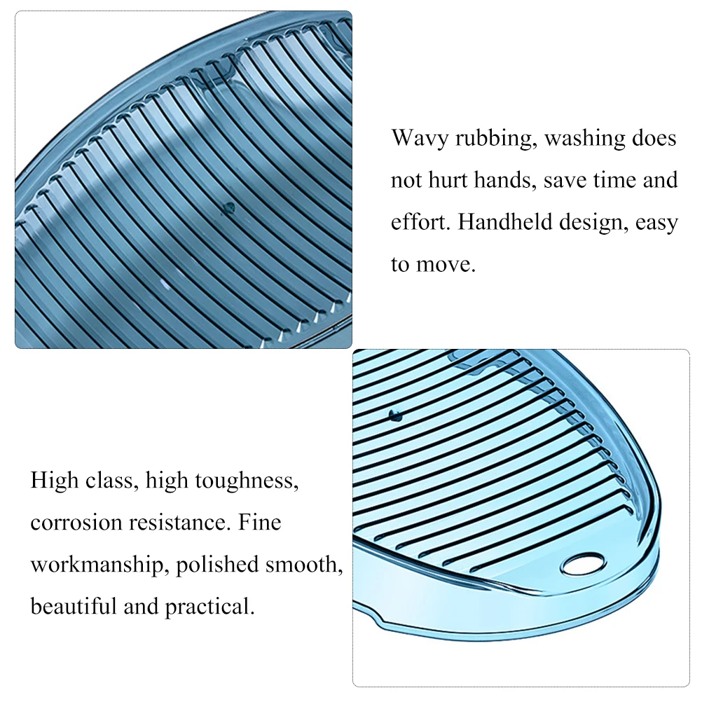 

Washboard for Hand Washing Clothes Portable Laundry Scrub Board Corrosion Resistance High Tougness Non Slip Design Easy to Move