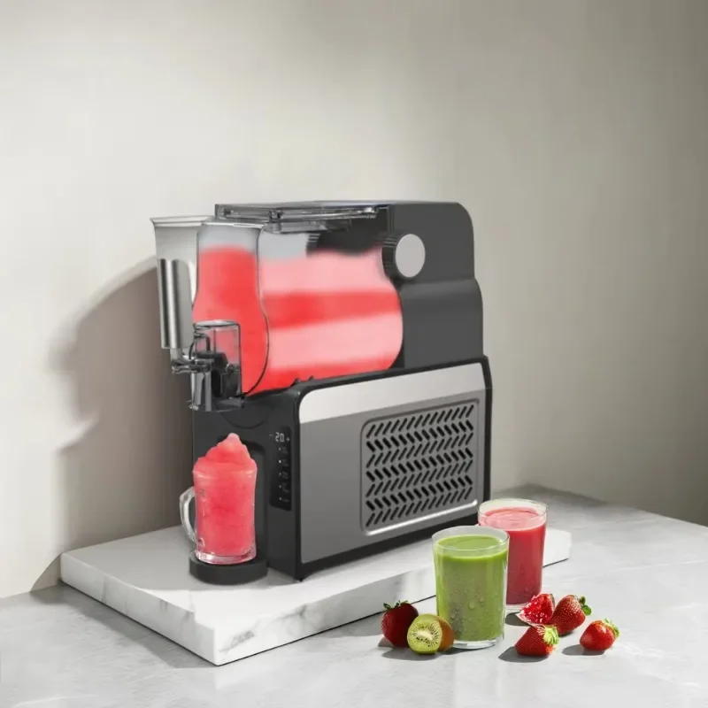 Máquina Slushy Freezer 1.8L Encimera Portátil Pequeñas Bebidas Congeladas Bebidas Suaves