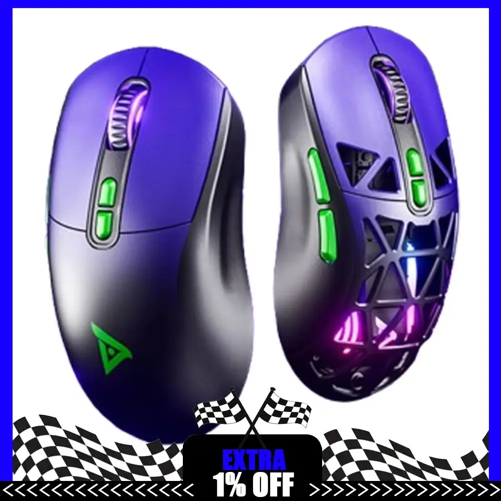 

Беспроводная игровая мышь TAIDU TSG809 с полыми кнопками, тремя режимами, ультралегкая, 2.4G, для киберспорта, сенсор PCPAW3311, бесшумная, с микро-кнопками