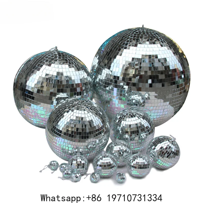 

Shiny Disco Ball Set for Bar Décor, Stage Wedding Display, Reflective Christmas Ornaments