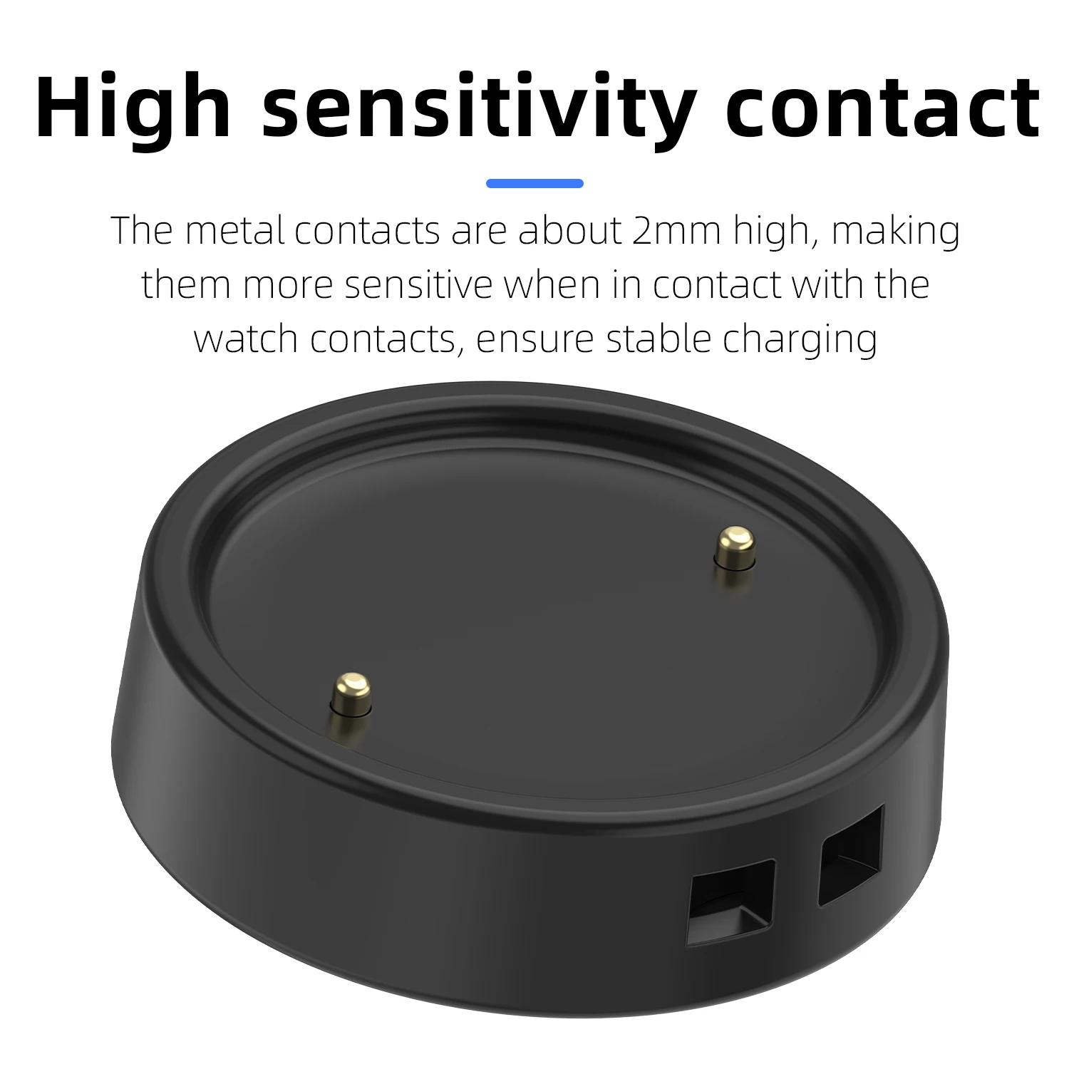 Paket Pengisi Daya Lanyard untuk Pengganti Pengisi Daya Jam Tangan Pintar USB Amazfit Active2/GTR3/GTS3/GTR4/GTS4 (Kabel Tidak Termasuk)