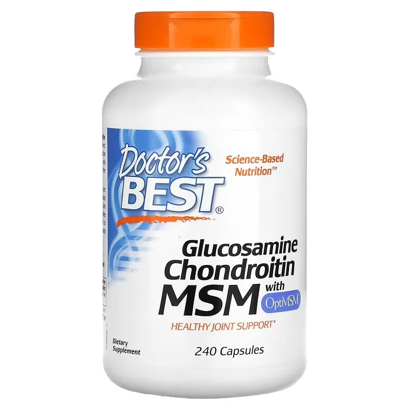 Glucosamine Chondroitin MSM Joint Lubricant Supplement 240 Tablets Per Bottle Supports Healthy Joints