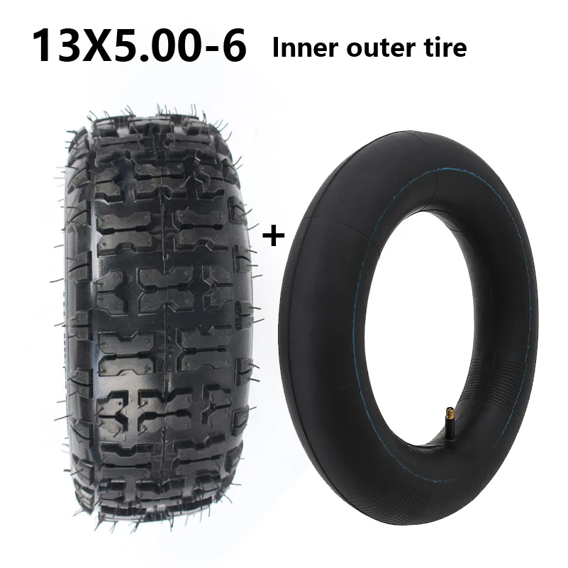6 Inch Tire Front 13x5.00-6 Inner Outer Tires For Atv Go Kart Mini Quad 47cc 49cc Snow Motorcycle Tire