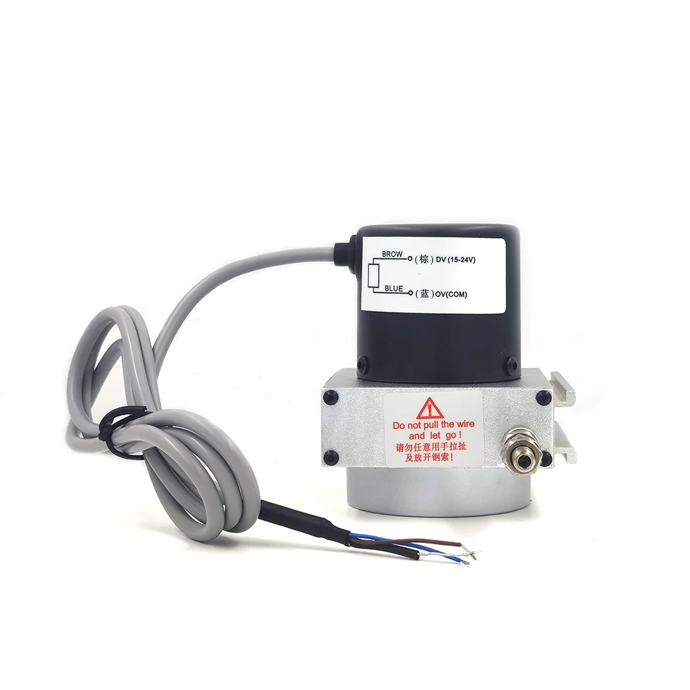 High precision ~5Kohm 0~10Kohm  Travel sensor rope displacement measurement 25mm draw wire encoder