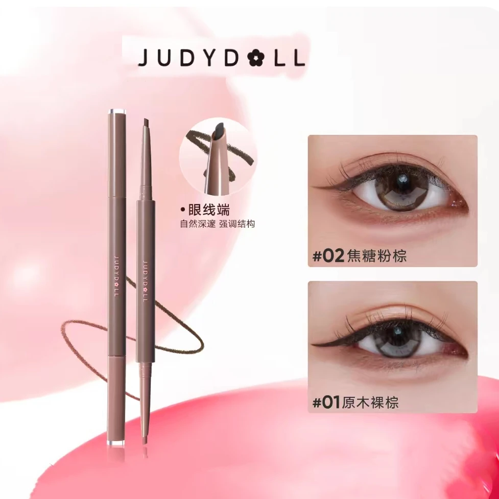 JUDYDOLL DUAL Color Gel Eyeliner with layered mood shades Delineation Nature Lasting Eye Pencil Makeup Original Makeup Cosmetics