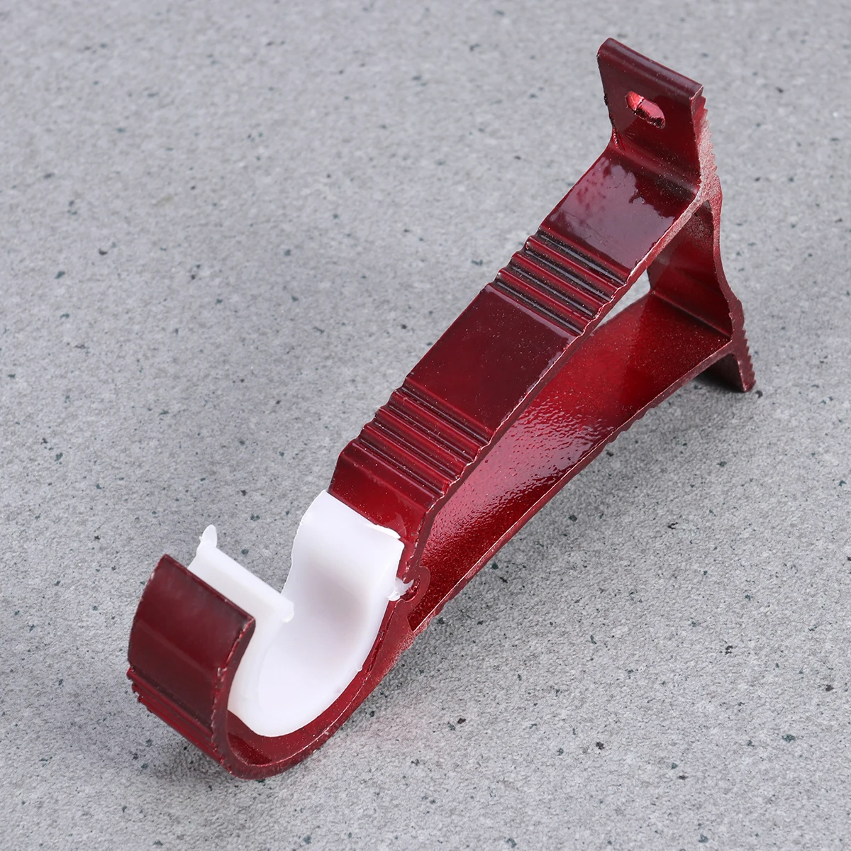 

2 Pcs Curtain Bracket Drape Pole Rod Window Roman Style Holder Aluminum Alloy Sturdy Plastic Buckle Easy Install 25-30mm