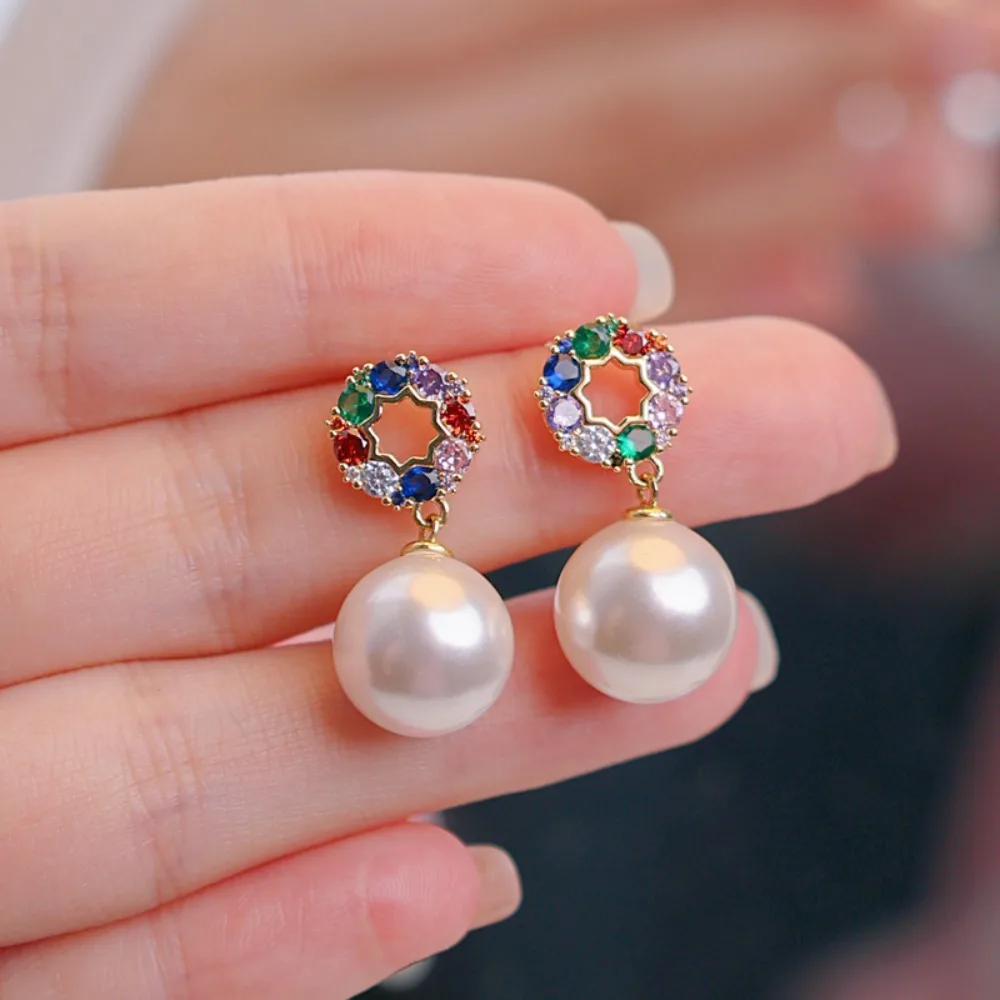 

6PCS S925 Sterling Silver Needle 18K Gold Wrapped Plated Brass Earring Settings Diy Jewelry Pearl Earrings Accessories