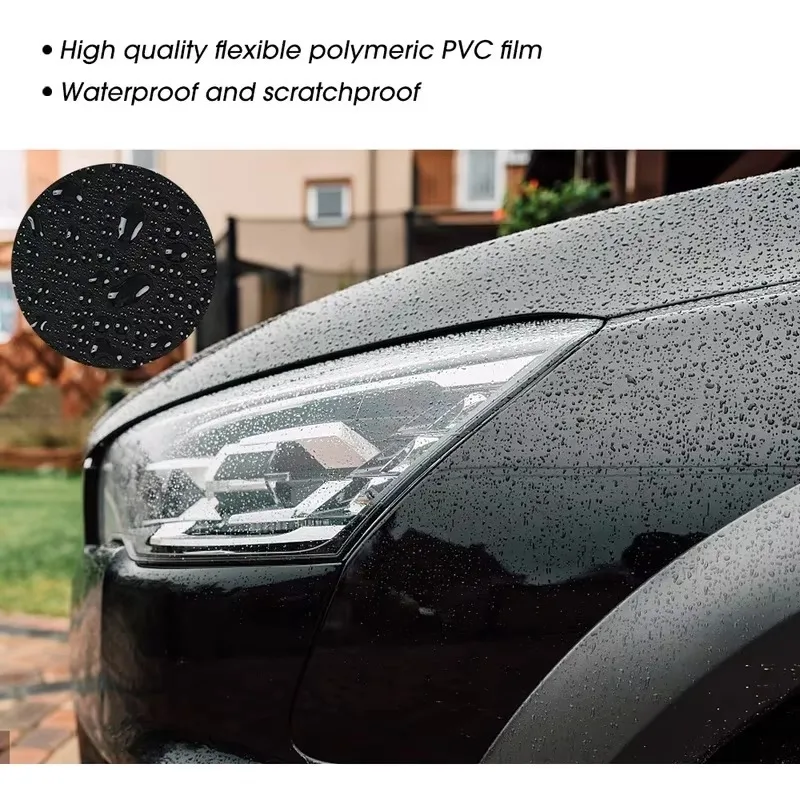 Ultra Gloss PET Piano Black Vinyl Wrap Film Sticker Car Glossy Black Self Adhesive Bubble Free Console Computer Laptop Skin