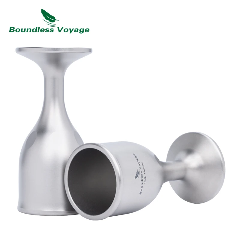

Boundless Voyage Титановое стекло Baijiu Мини-белый бокал для вина Стаканы Кружки 15 мл