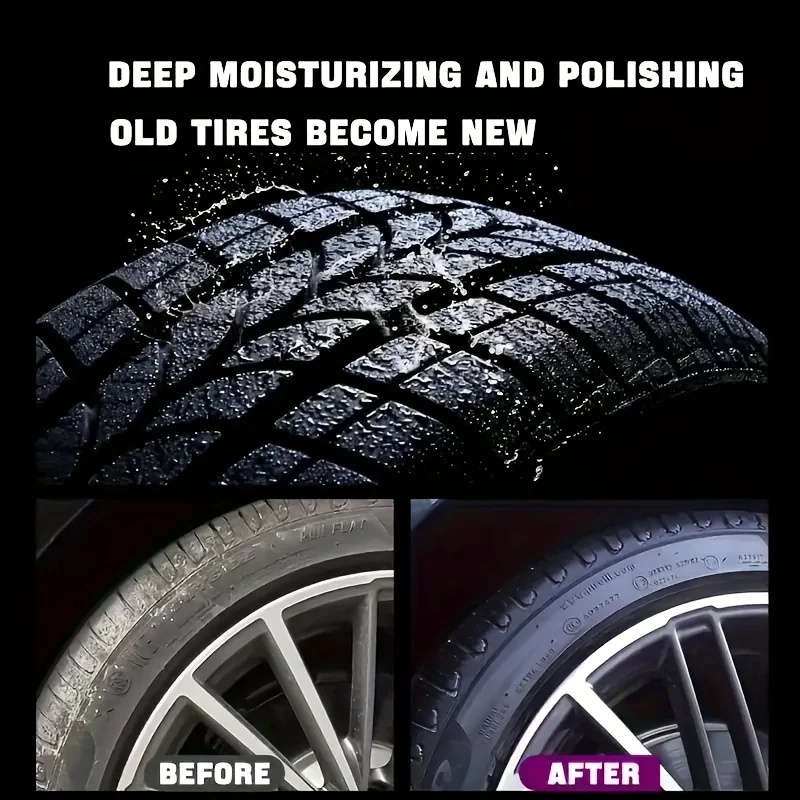 1 Piece 100g Car Plastic Repair Wax, Multifunctional Leather Wax, Durable Time Can Reach 2-3 Years, Repair Scratches and Enhance Tire Gloss, Suitable for Black Interior Updates of Car Engine Compartment