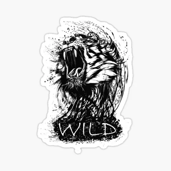 

Colorful TIGER Car Auto Sticker Adhesive Sticker 17CM D2