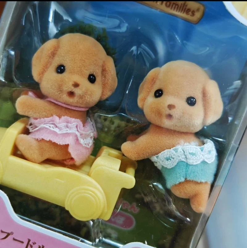 ฟิกเกอร์อนิเมะครอบครัว Sylvanian ทารกจิ้งจอกเปอร์เซียแมวกวาง kinkajou ตกแต่งโต๊ะตุ๊กตาขยับแขนขาได้ของเล่นคริสต์มาสของขวัญ