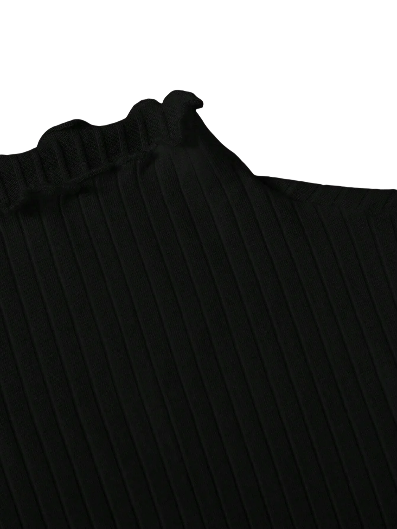 T-shirt à manches longues et col haut pour la maison, décontracté, couleur unie, grande taille, ensemble trois pièces, offre spéciale