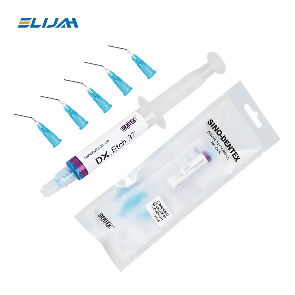 Dental Etchant Gel 37% Phosphoric Dental Acid Etching Gel Etchant Agent Dental Orthodontic Adhesive Light Cure Bond Teeth