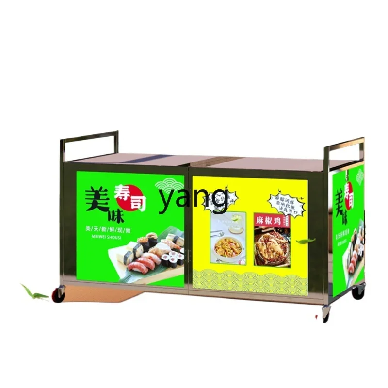 LH folding stall trolley stall mobile food truck night market Oden cooking mobile stall trolley