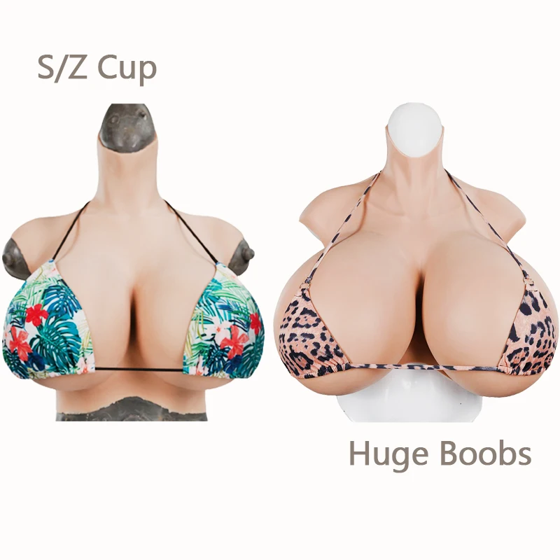 

Realistic Huge Fake Boobs S/Z Cup Lifelike Silicone Breast Form Man To Woman Cosplay Crossdresser Drag Queen Transvestite