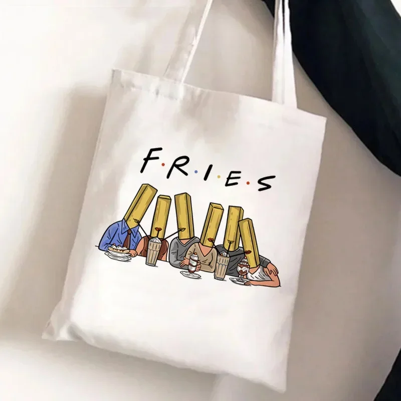 Friends Tv Show Shopping Bag Shopper Recycle Bag Reusable Bolsa Bolso Shopping Bag Bolsa Compra Sacola Sac Tissu