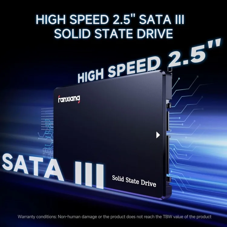 4TB SATA SSD 2.5'' SSD SATA III 6 Gb/s Internal Solid State Drive Up to 560 MB/s 3D NAND SLC Cache for Laptop and PC