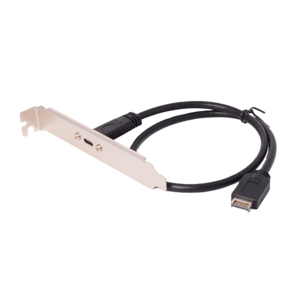 TYPE-E Baffle Cable USB3.1TypeC Female Transfer Box PCI Front Data Cable High Speed 10GB