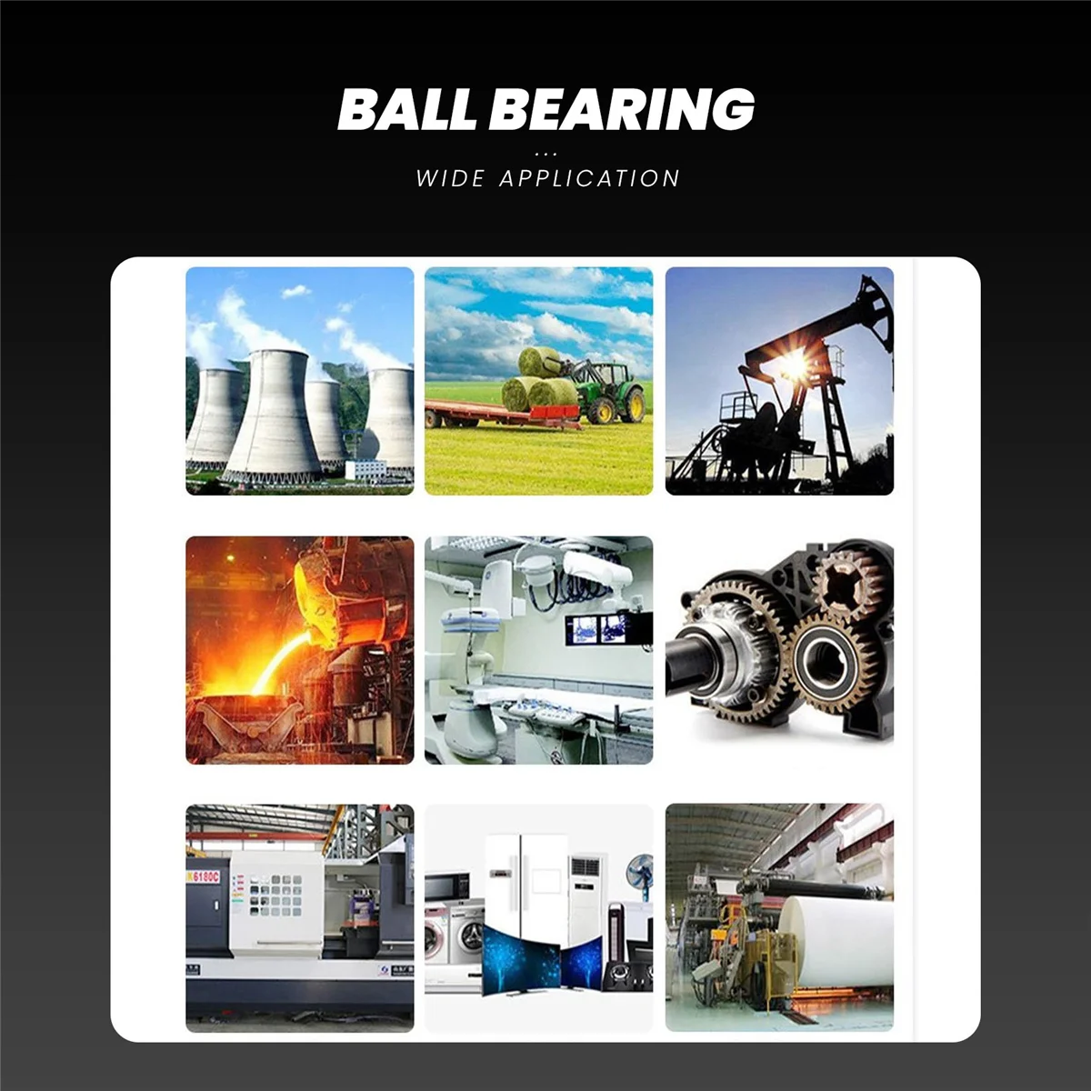 626Z ซีลสองชั้น6x19x6มม. สีเงินคาร์บอน