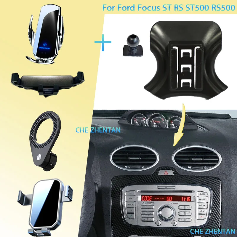 

Car Mobile Cell Stand for Ford Focus ST RS ST500 RS500 2006~2011 Car Mount Air Vent Phone Bracket Gravity Holder Accessories