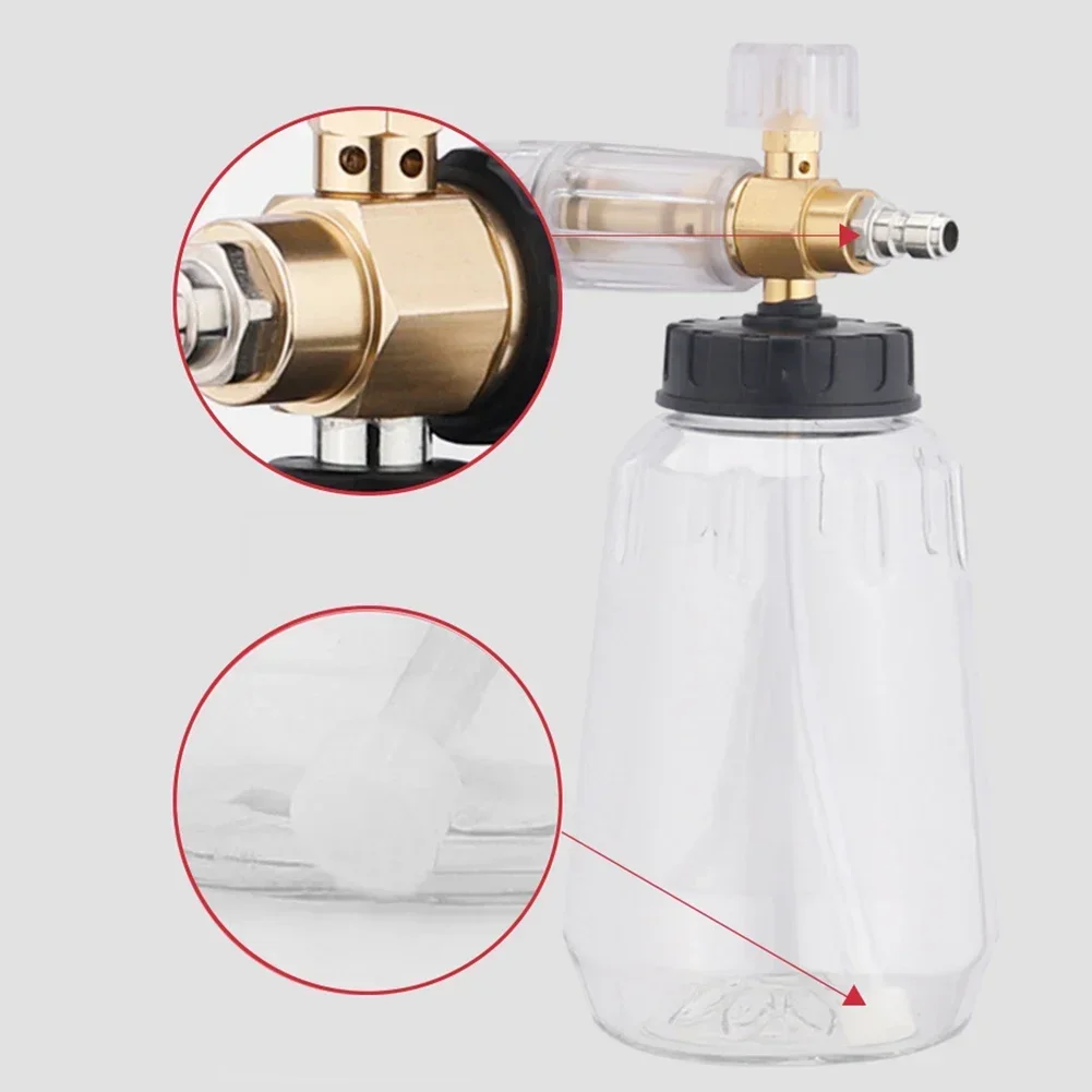 Pistolet pulvérisateur allergique rapide, kit de laveuse à haute pression, pot à mousse, odorà eau de lavage de voiture, arrosage de jardin domestique, nouveau, 1/4 po, 1 pièce
