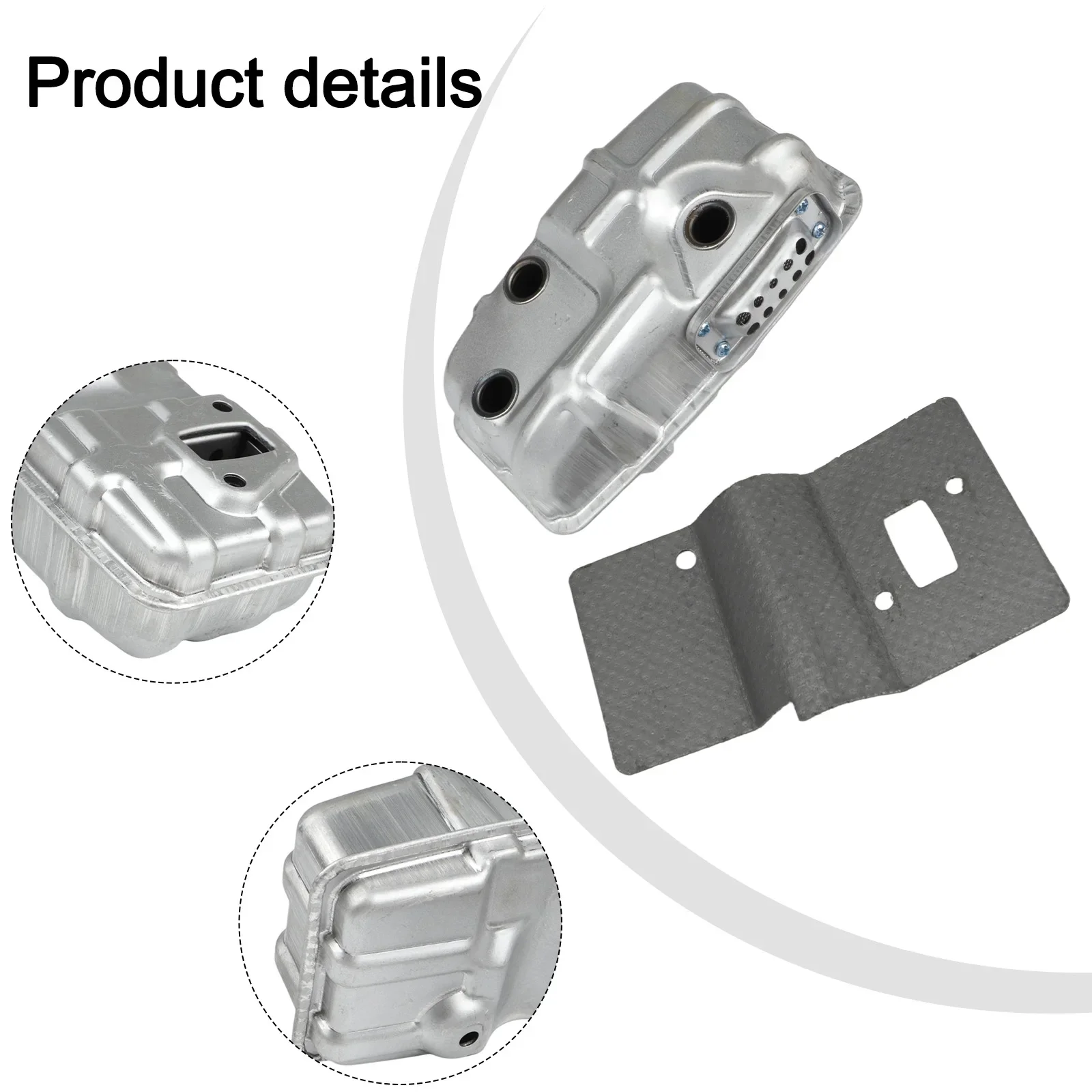 OEM Muffler Assembly Kit for RedMax EBZ6500 EBZ6500RH 577953501 585044201 Designed for Reliability and Efficiency
