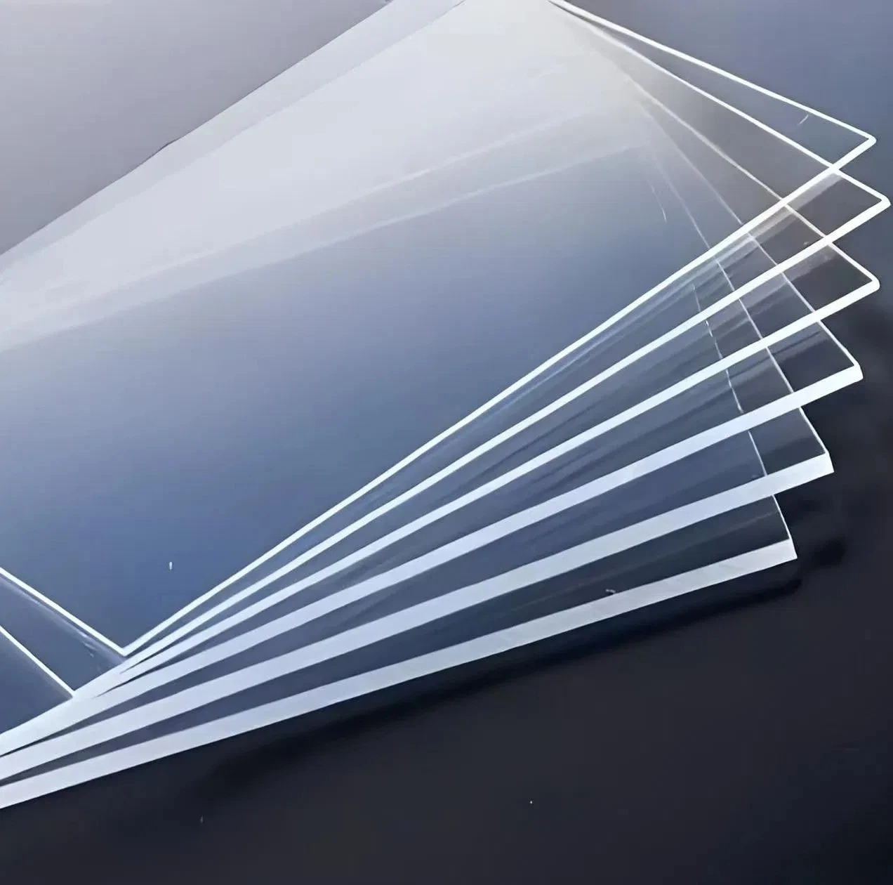 

Transparent PC Sheet 2mm-10mm Polycarbonate High Temp Resistant Plastic Board for Baffle