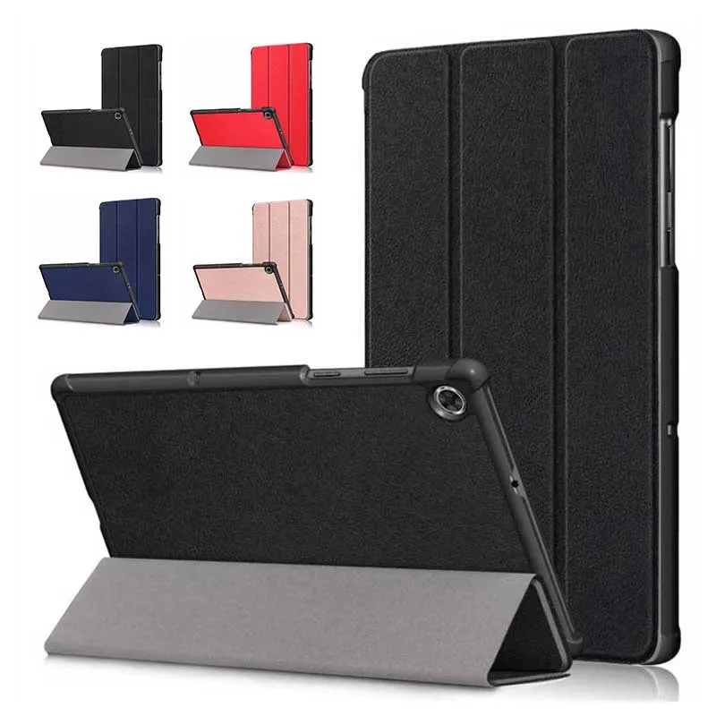 Stand Case for Lenovo Tab M10 FHD Plus 10.3 TB-X606 Tablet, Tri-fold Flip Durable Leather Portable Protective Sleeve