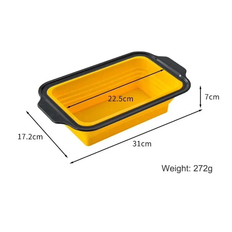 Food grade kitchen silicone baking pan set Professional silicone non-stick baking pan set