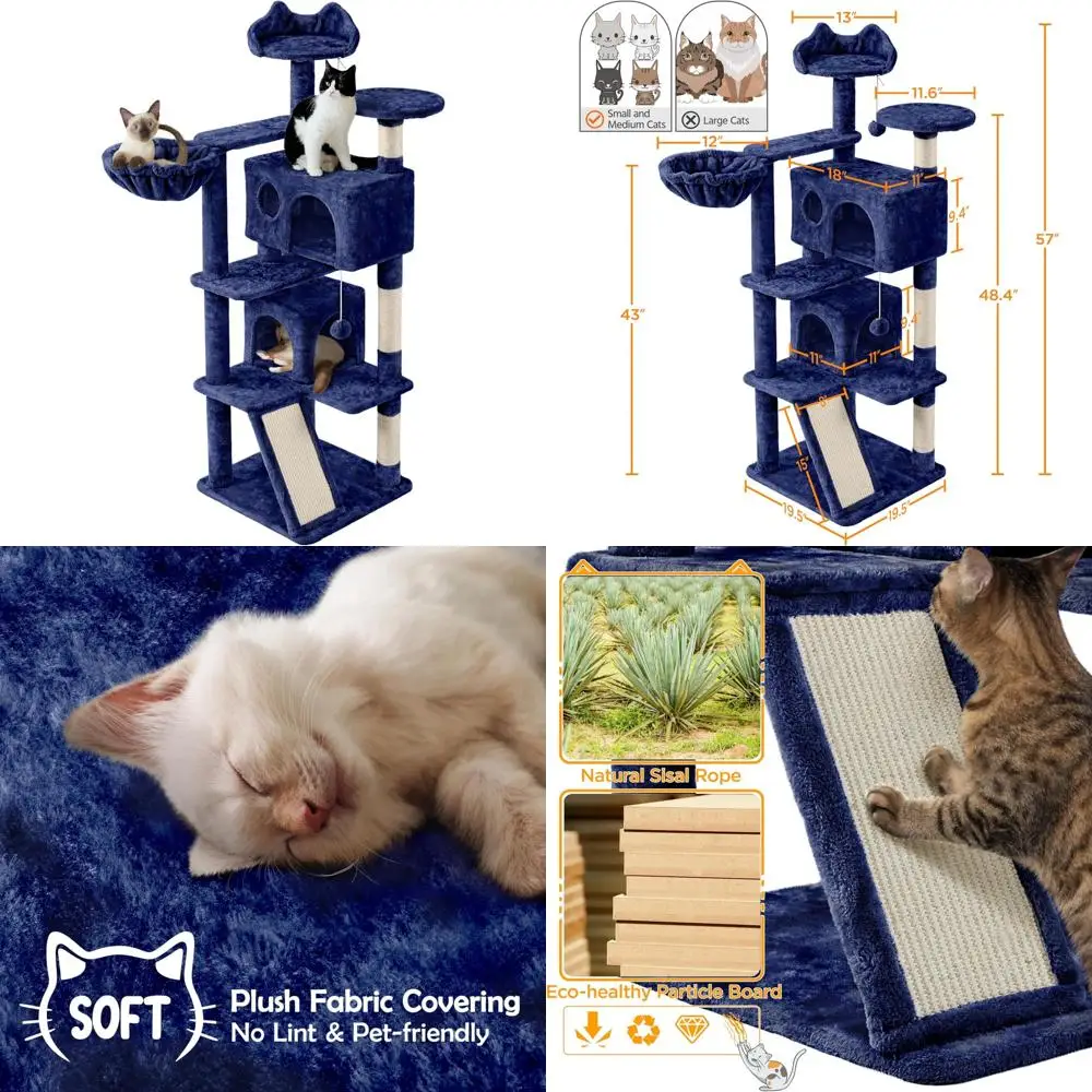 Indoor Cat Tower 57… - image