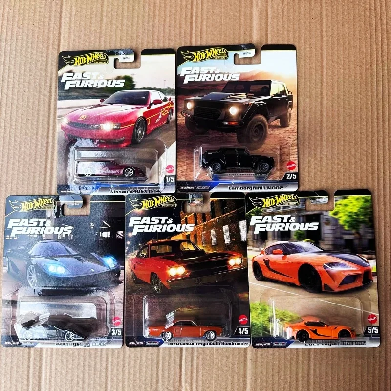 Оригинальная модель автомобиля Hot Wheels, серия Fast & Furious, коллекция HNW46-L Plymouth Nissan, модель автомобиля из сплава, 1:64, литые игрушки