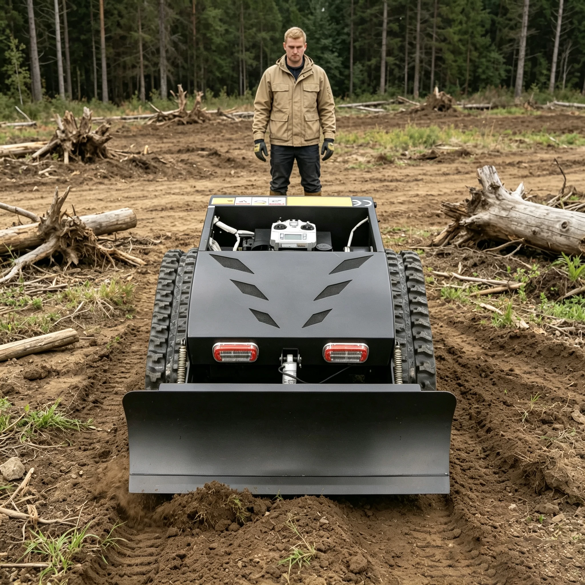 Customized Installable Snow Shovel Lawn Mower, Stable Operation On 60 Degree Slope Lawn Mower view 6