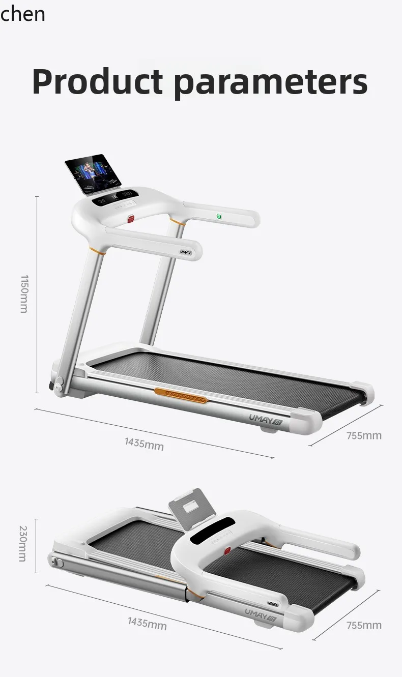 

QZT Treadmill Home Use Small Indoor Foldable Walking Ultra Quiet Climbing Machine Gym