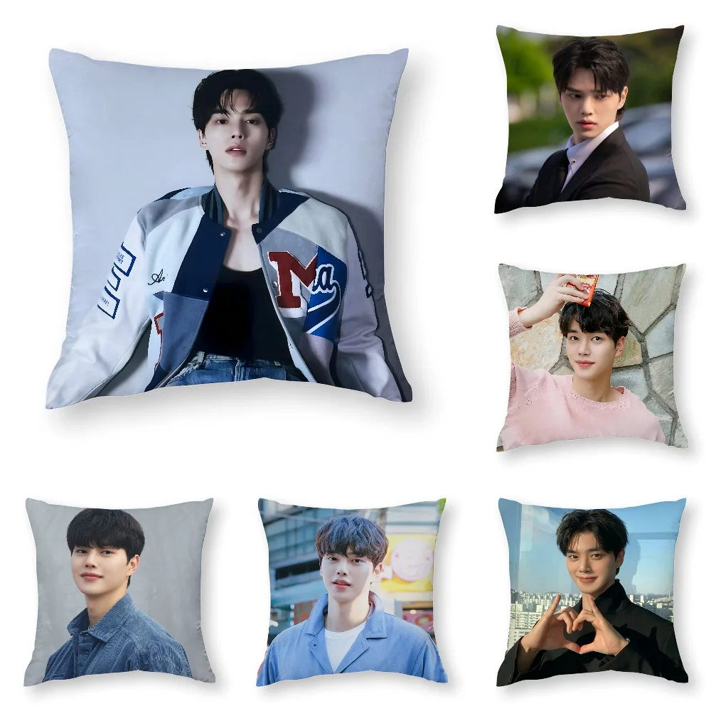 Beliebter koreanischer Schauspieler S-Song K-Kang Kissenbezug 3D-Druck Polyesterfaser 40 * 40 cm Home Sofa Überwurf Dekoration Festival Geschenk