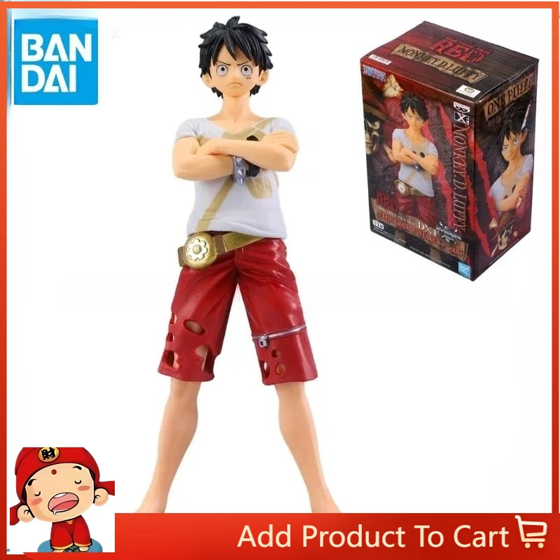 

In Stock Original DXF Bandai THE GRANDLINE MEN FILM RED Luffy Action Figure Animation ToyGift Model Collector Anime HobbyGenuine