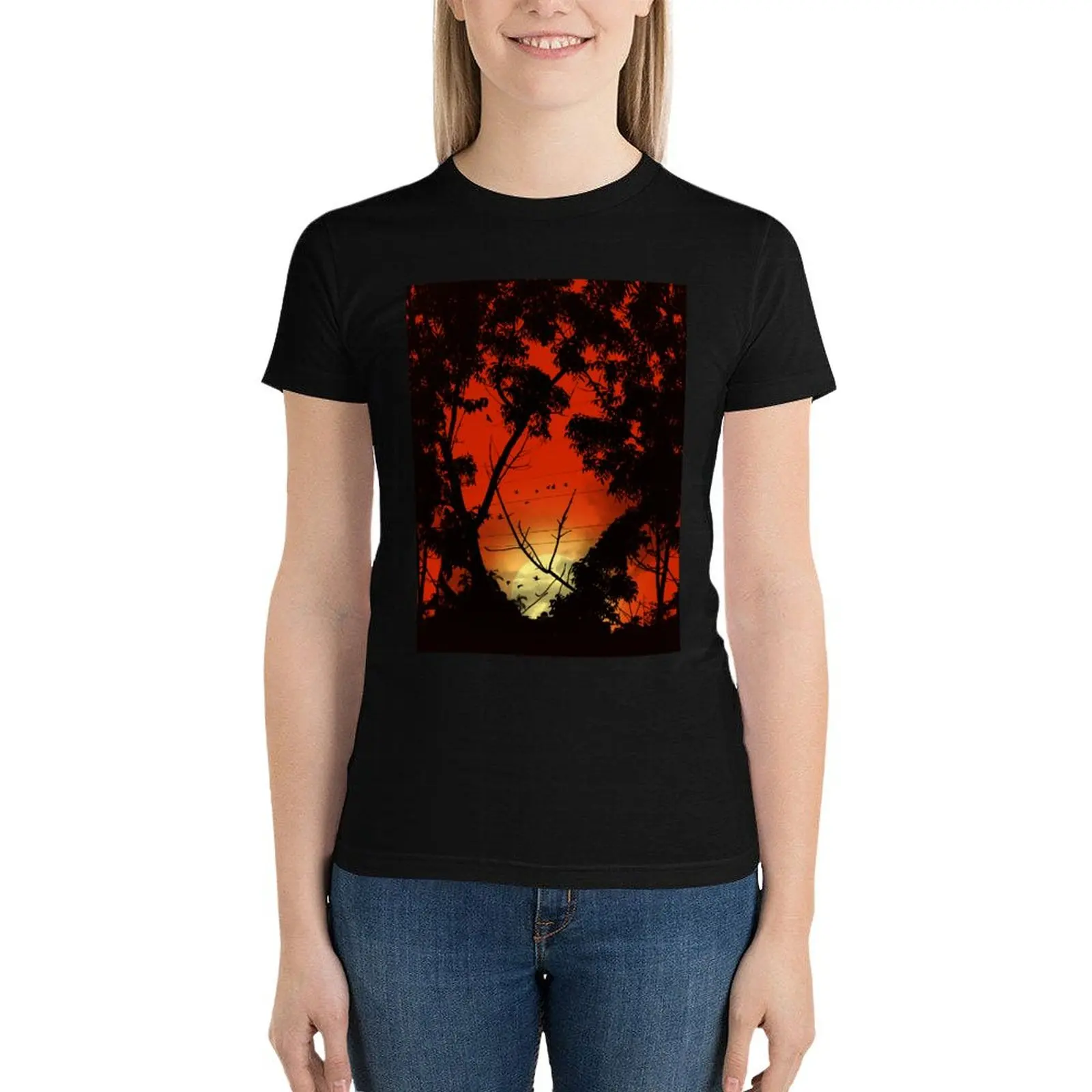 

Before Sunset T-Shirt funny Aesthetic clothing cute clothes Women's t-shirt