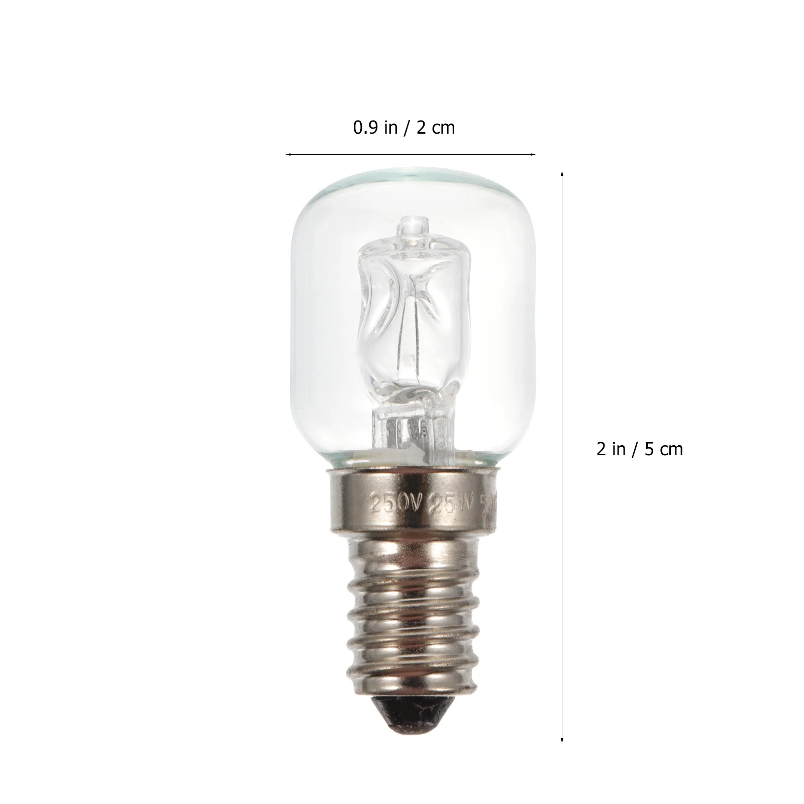 

E14 Oven Light 25W Heat Resistant Clear Glass Bulb for Microwave Oven Holding Cabinet Appliance Light Microwave Bulb
