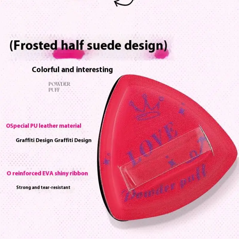 Brosse de maquillage Ultra-fine multi-usage, brosse de fond de teint, Triangle de poudre, bouffante douce, outil de beauté à tête plate, parfait pour le contour du visage