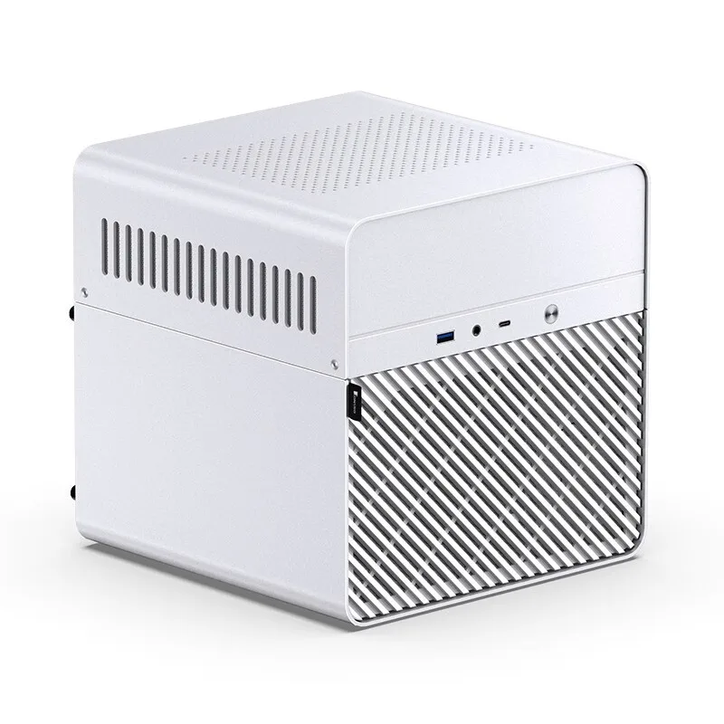 Jonsbo N2 NAS Aluminium Mini ITX-behuizing Computer Kantoor Desktop Chassis 5 harde schijven Ondersteunt SFX Power Kleine pc-behuizing 120 mm ventilator x1 - afbeelding 1