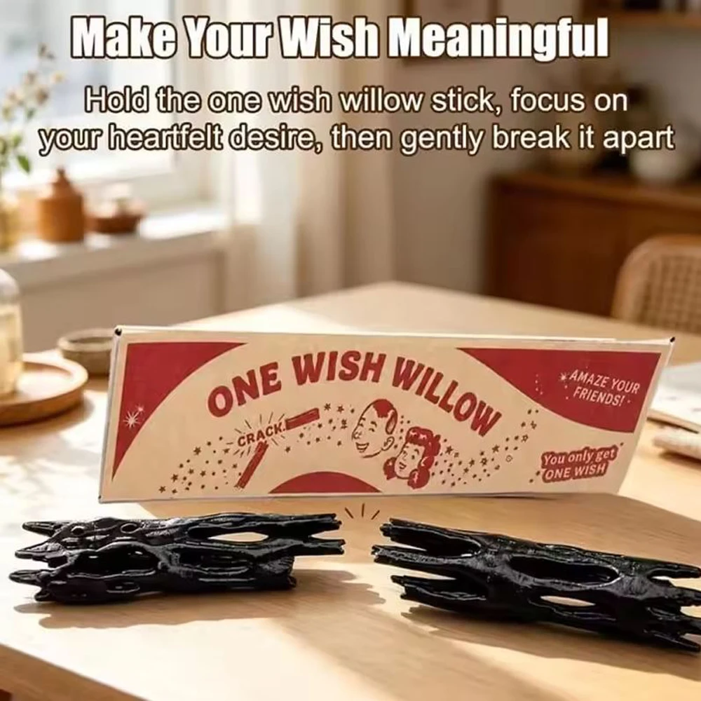 4 Stück One Wish Willow Wish - 3D-gedruckter Wunsch, lustiges Party-Geschenk, Replik einer antiken Legende für alle Altersgruppen – Detail 5