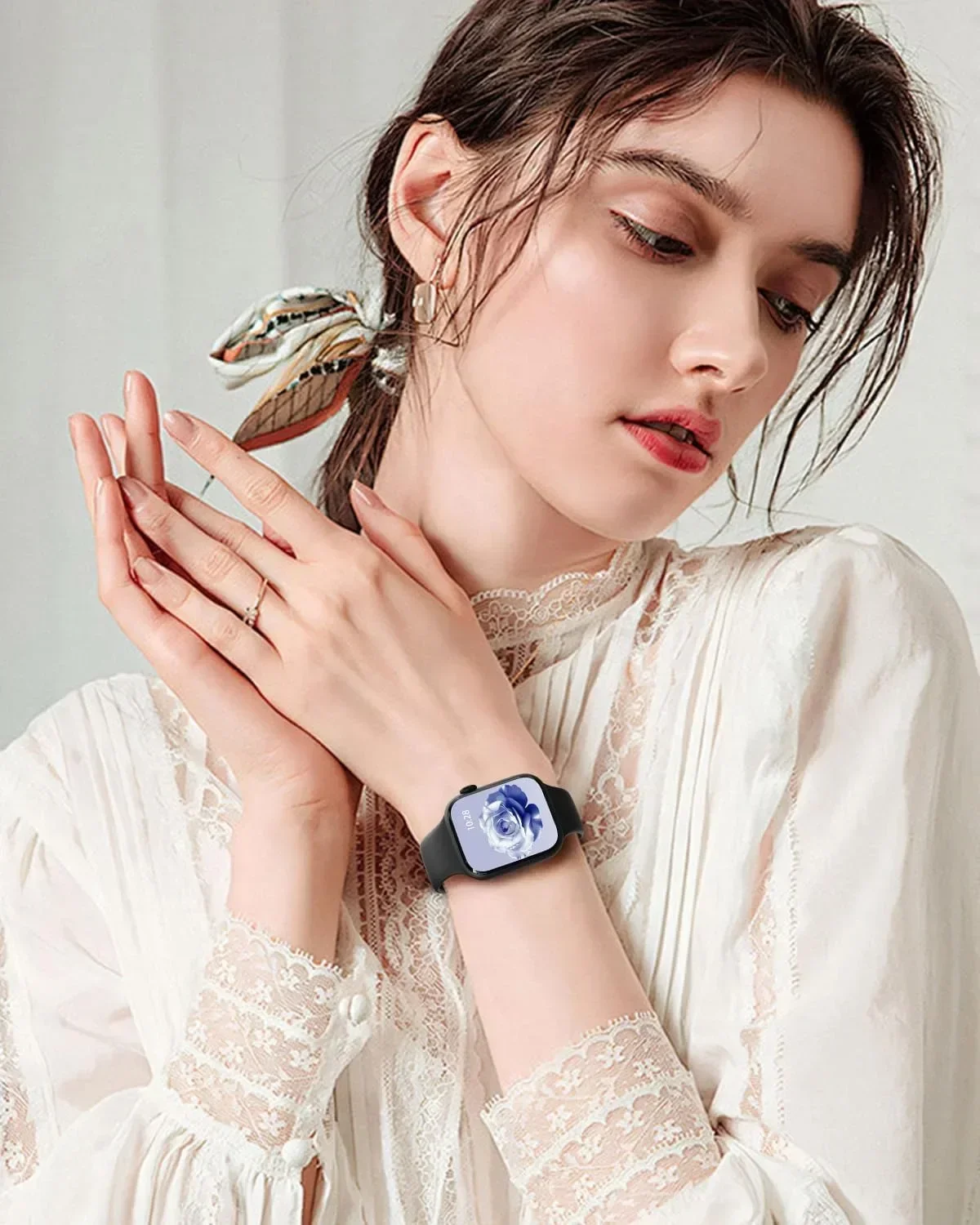Original Silikonarmband für Apple Watch Band 46 mm 42 mm 41 mm 45 mm 40 mm 49 mm Armband Iwatch Serie 11 10 9 7 4 5 6 8 SE Ultra 2 3 – Detail 4
