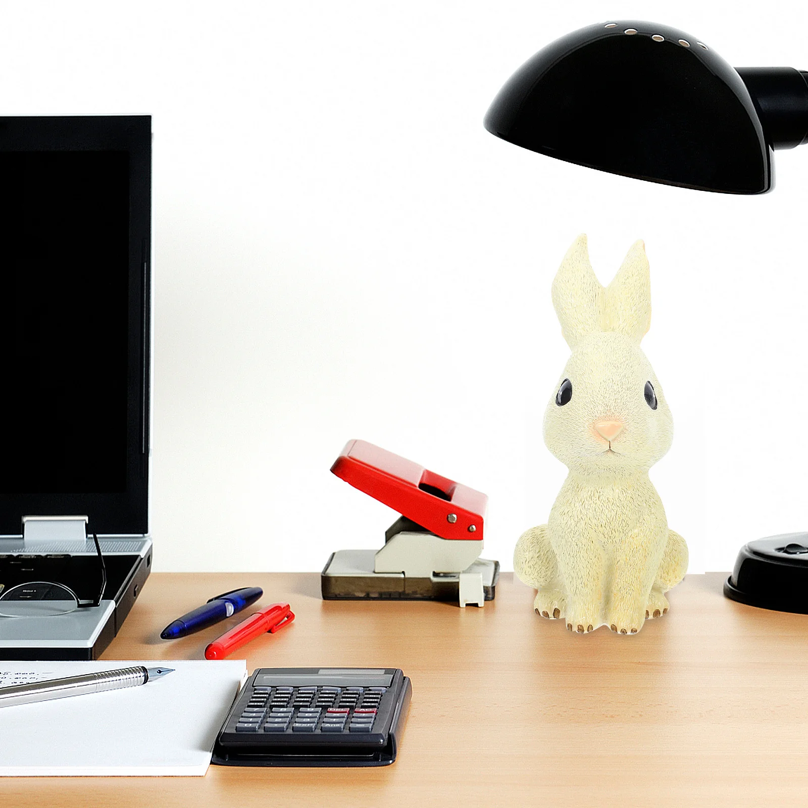 

White Rabbit Coin Bank Creative Animal Shape Kids Money Saver Pot for Bedroom Living Room Decoration