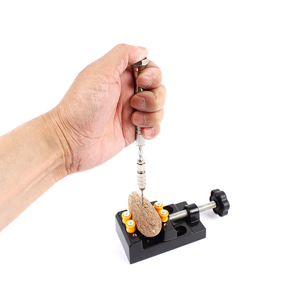 1 مجموعة شبه التلقائي متعددة الوظائف الحفر اليدوية مع 10 لقمة ثقب منجلة لتقوم بها بنفسك أداة لتجميع النحت والدقة #4