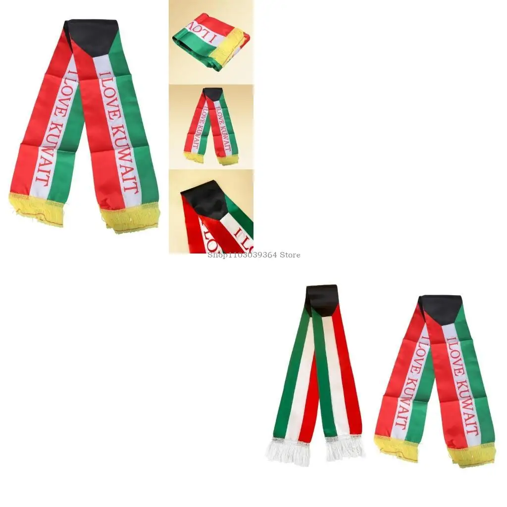 

Футбольные фанаты шарф культурный красочный шея