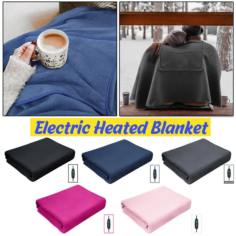 Usb Electric Blanket Winter Warm Upper Blanket Heat Blankets Thicker Heater Home Office Camping Winter Bed Blankets