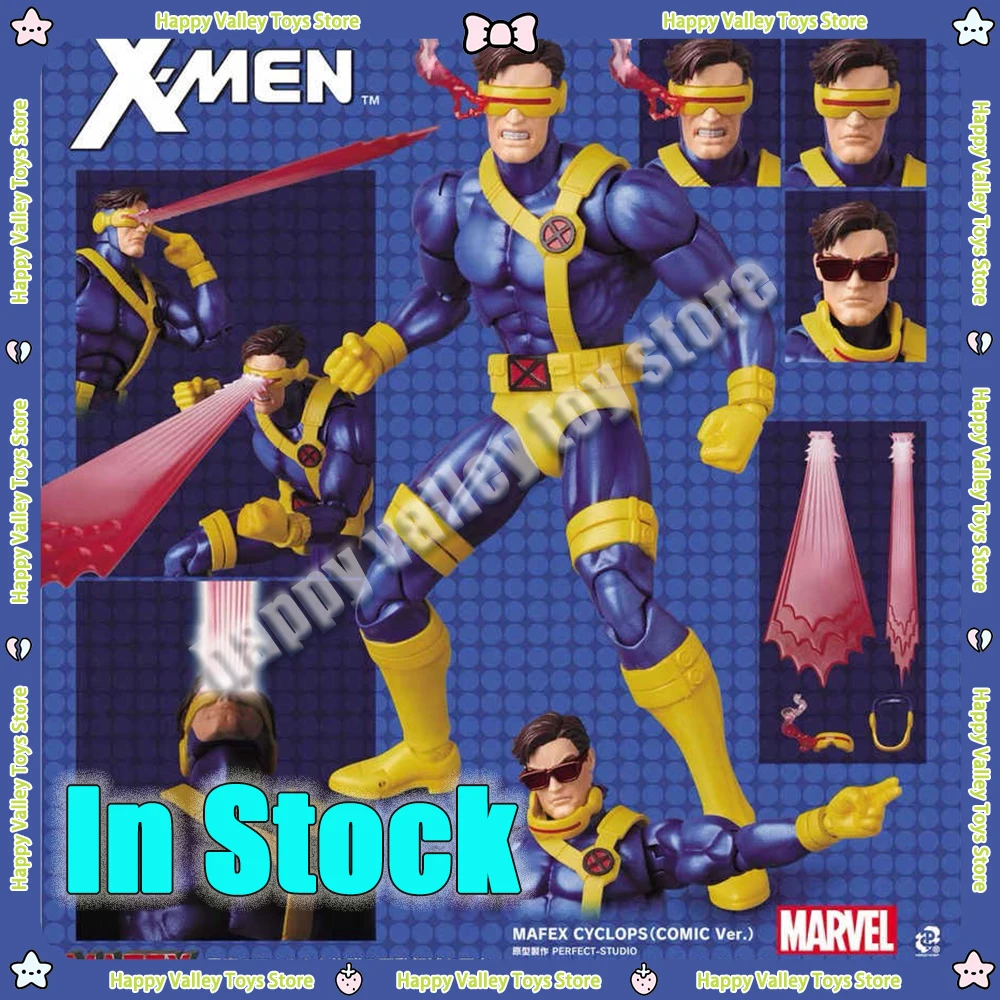 

New in Stock Original SEGA Marvel X-MEN Action Figure CYCLOPS ACT CUT Figurine Anime Figure Toys Model Collection Custom ToyGift