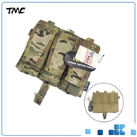 FMA New Tactical M4 Magazine Pouch Multicam Airsoft Wargame  Mag Pouch for Tactical Vest AVS JPC Vest Molle Front Panel