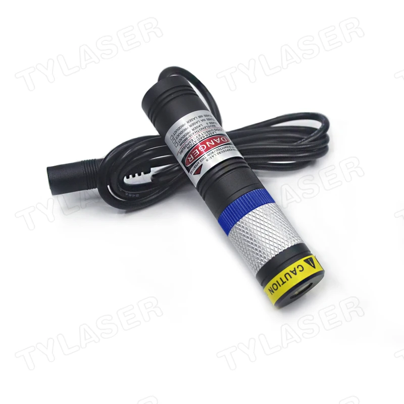DOE 31 linee impermeabile D20X90mm modulo Laser focalizzabile 405nm Blue Line 100mW per il posizionamento del taglio