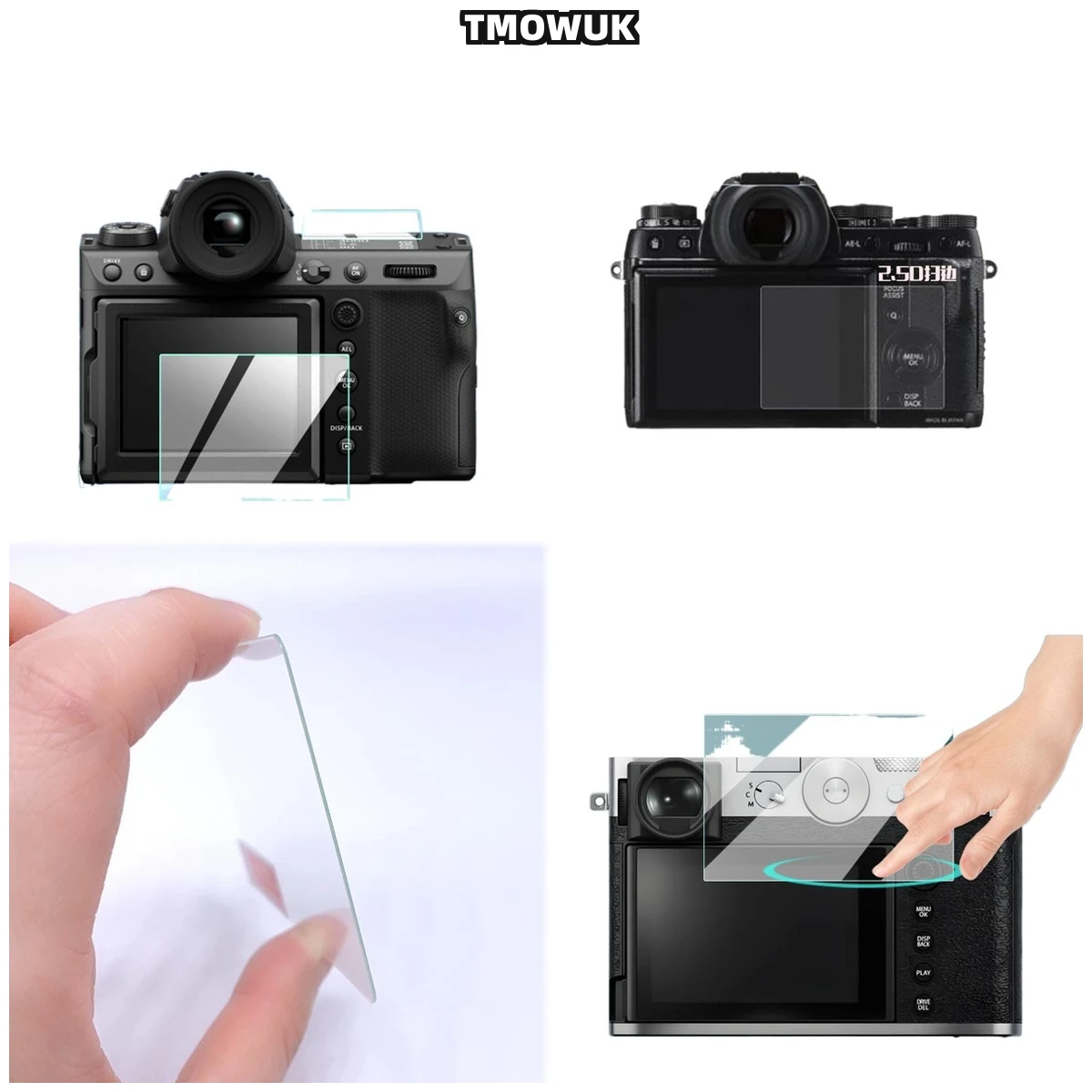 

Ultra Clear HD Protective Film For Fujifilm X-100T X-100 X-100S X-100F LCD | 9H Anti-Fingerprint Tempered Glass